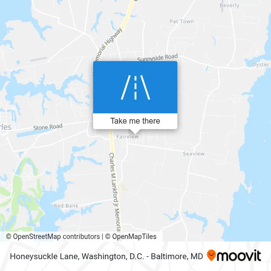 Honeysuckle Lane map