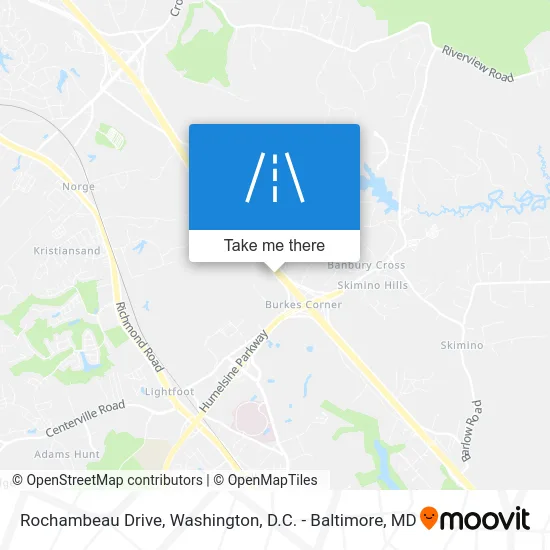 Rochambeau Drive map