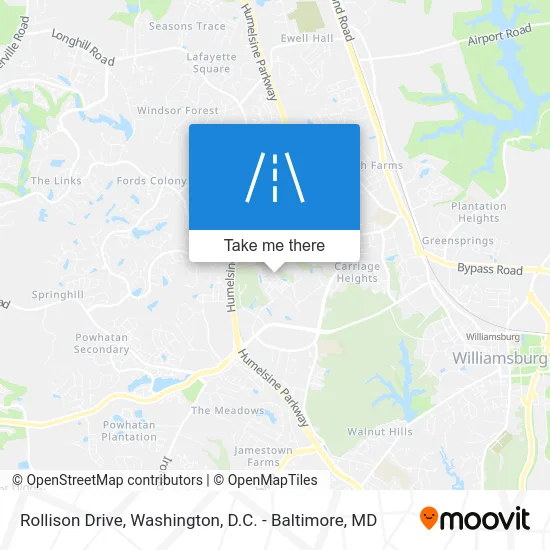 Rollison Drive map