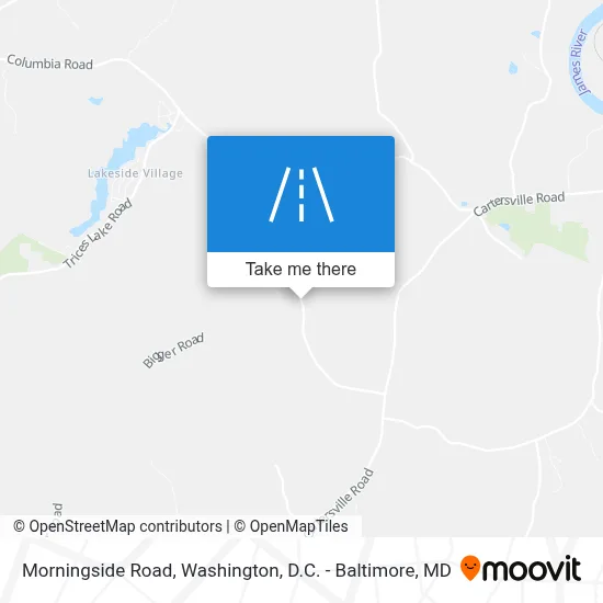 Morningside Road map