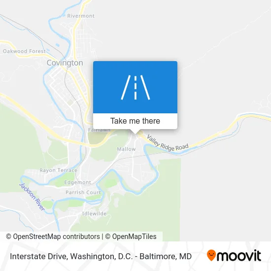 Interstate Drive map