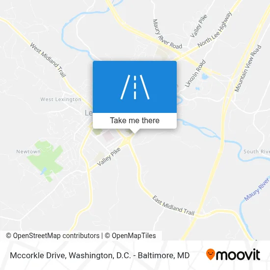 Mccorkle Drive map