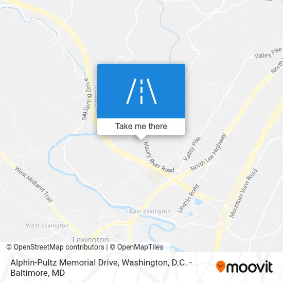 Alphin-Pultz Memorial Drive map