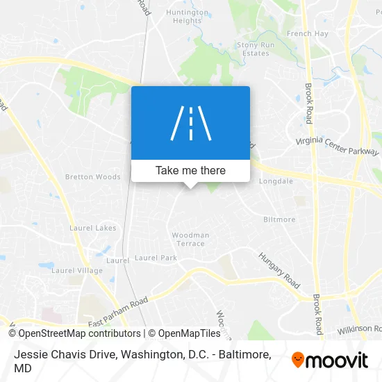 Jessie Chavis Drive map