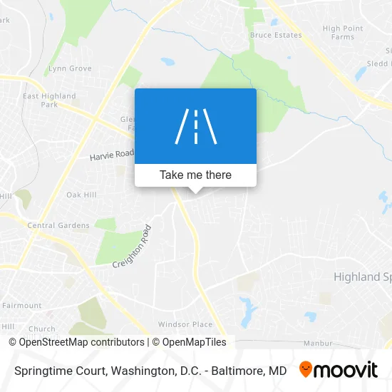 Springtime Court map