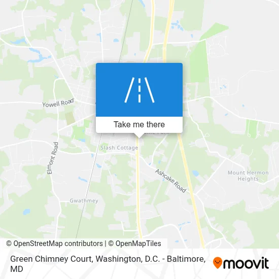 Green Chimney Court map