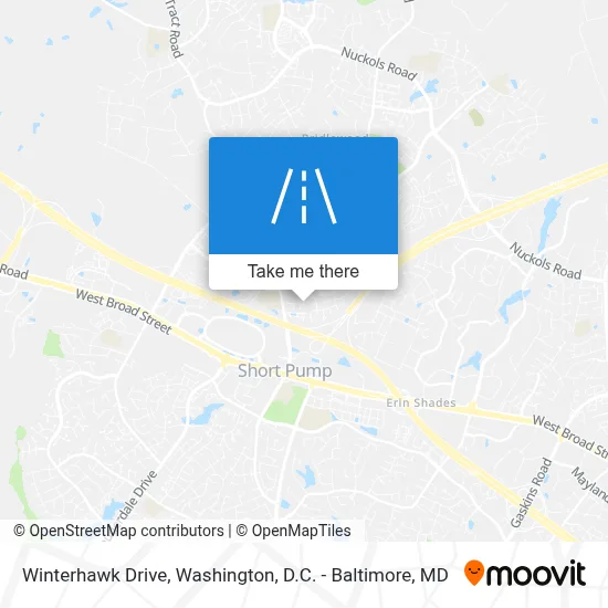 Winterhawk Drive map