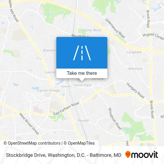 Stockbridge Drive map