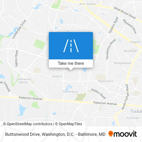 Buttonwood Drive map