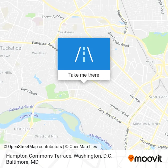 Hampton Commons Terrace map