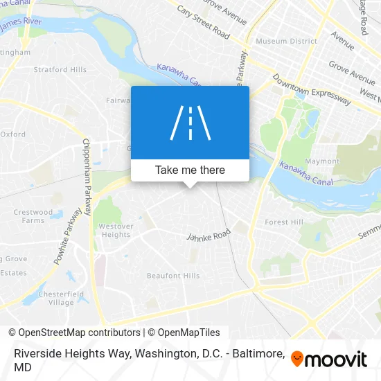 Riverside Heights Way map