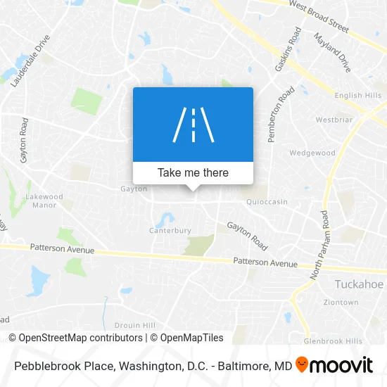 Pebblebrook Place map