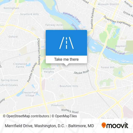 Merrifield Drive map