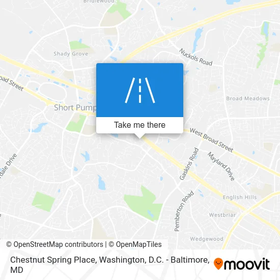 Chestnut Spring Place map