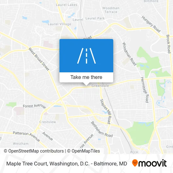 Maple Tree Court map