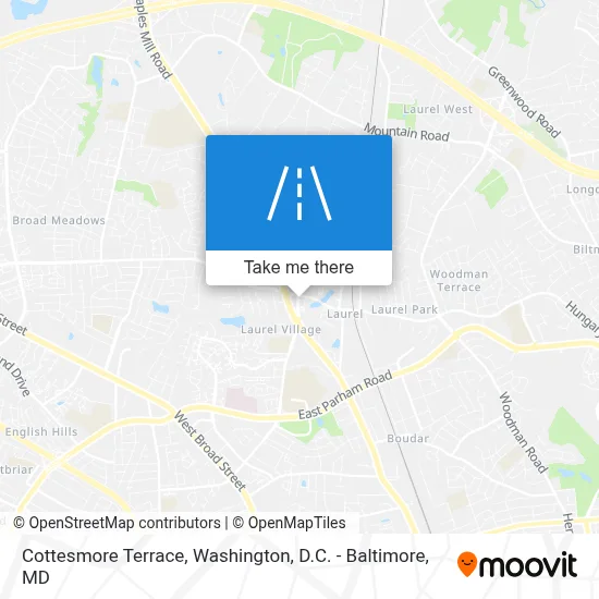Cottesmore Terrace map