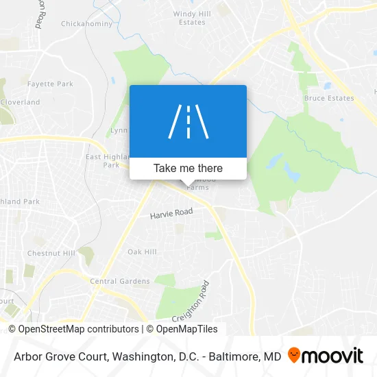 Arbor Grove Court map