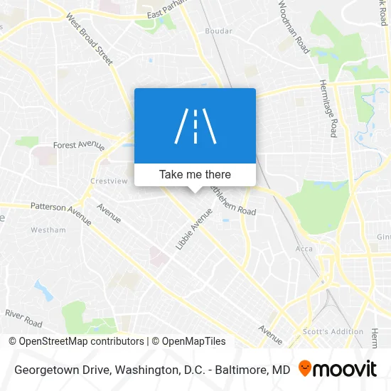 Georgetown Drive map