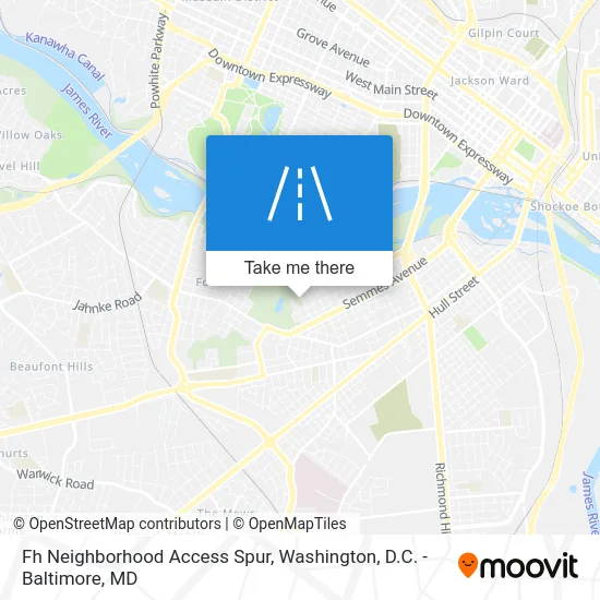 Fh Neighborhood Access Spur map