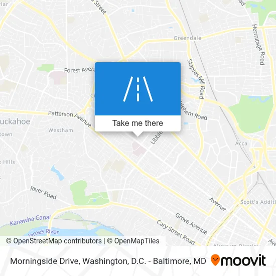 Morningside Drive map