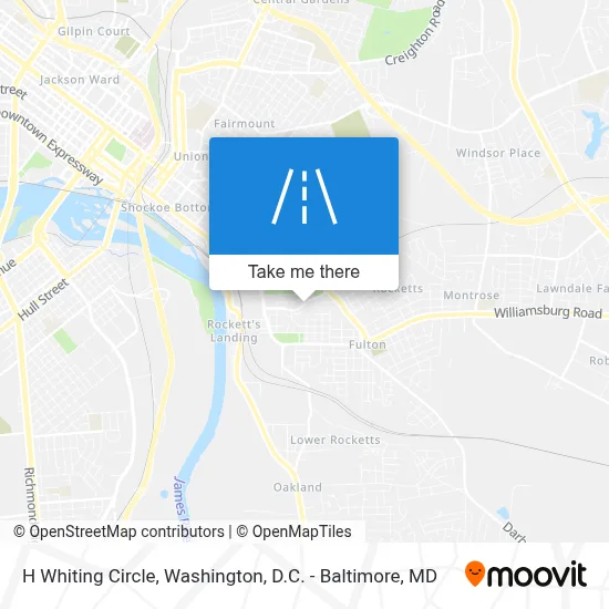 H Whiting Circle map