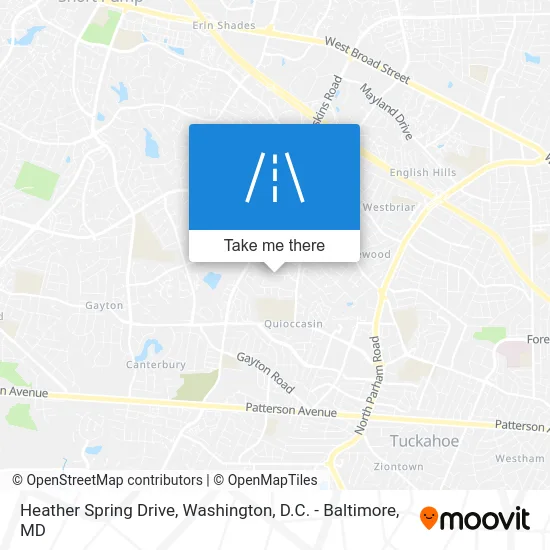 Heather Spring Drive map