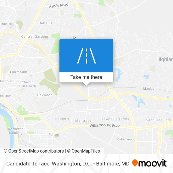 Candidate Terrace map