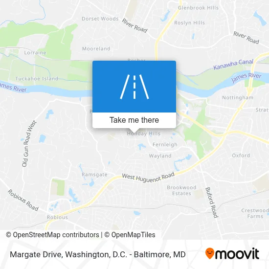 Margate Drive map