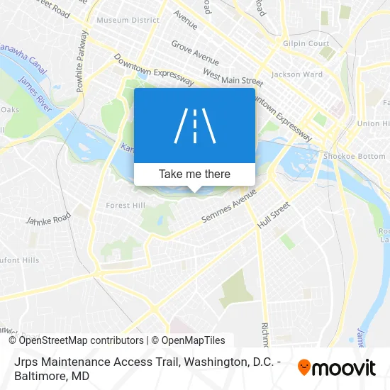 Jrps Maintenance Access Trail map