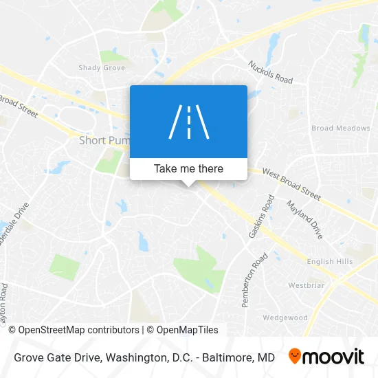 Grove Gate Drive map