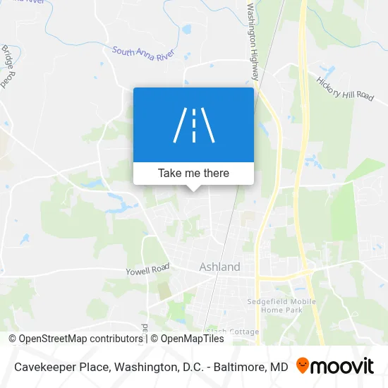 Cavekeeper Place map