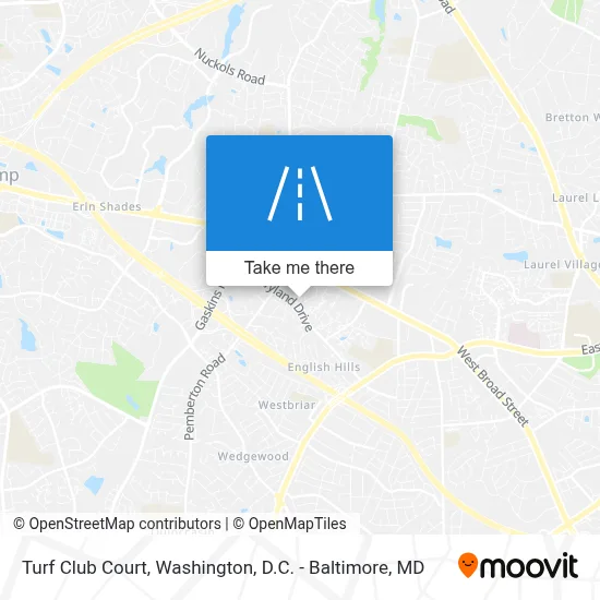 Turf Club Court map