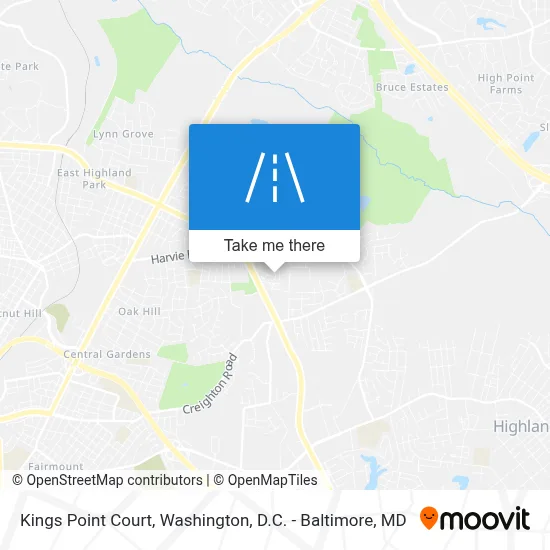 Kings Point Court map