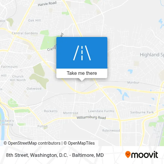 8th Street map