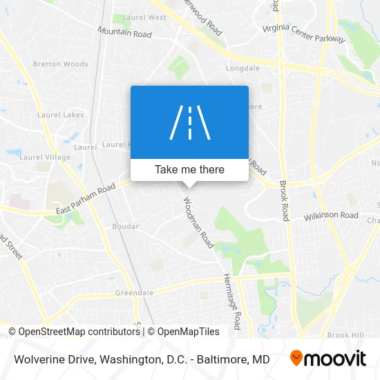 Wolverine Drive map