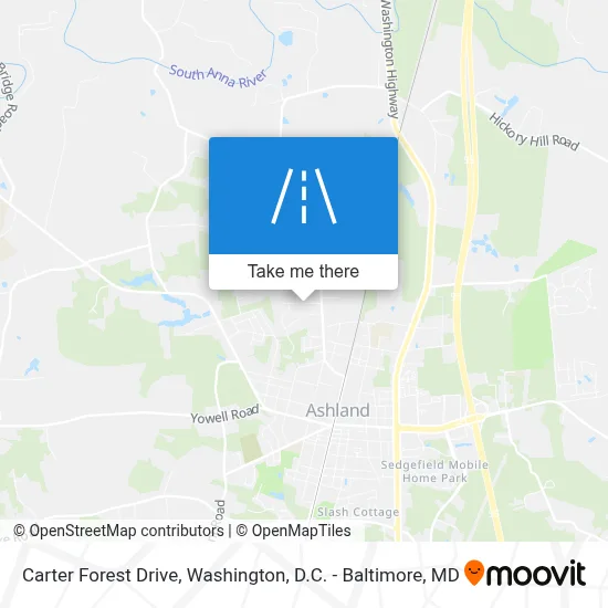 Carter Forest Drive map