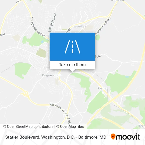 Statler Boulevard map