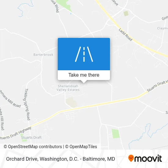 Orchard Drive map