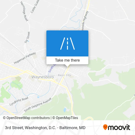 3rd Street map