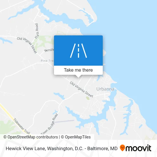 Hewick View Lane map