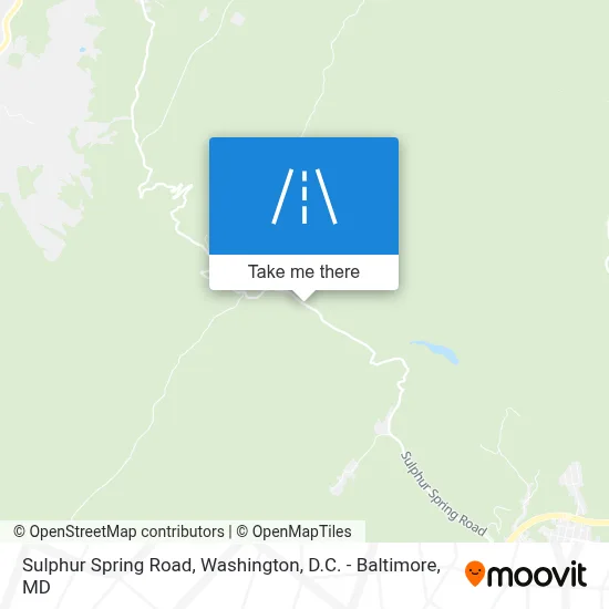 Sulphur Spring Road map