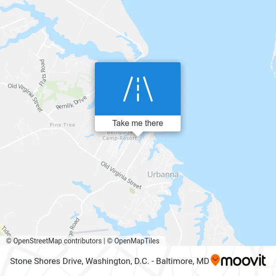 Stone Shores Drive map
