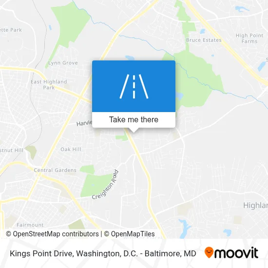 Kings Point Drive map