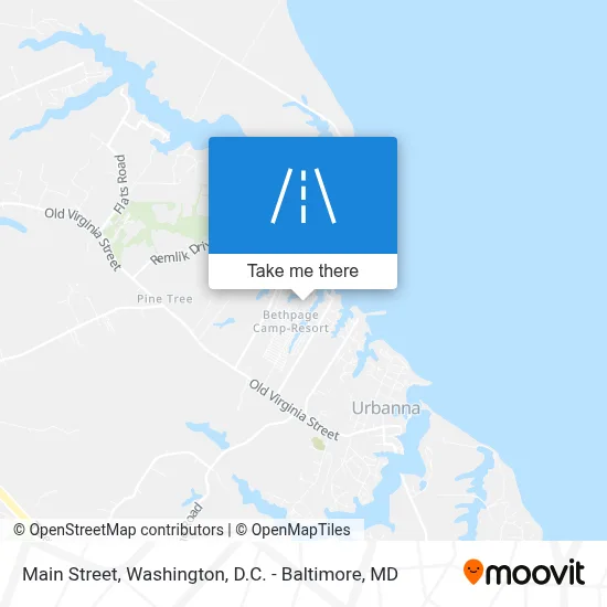 Main Street map
