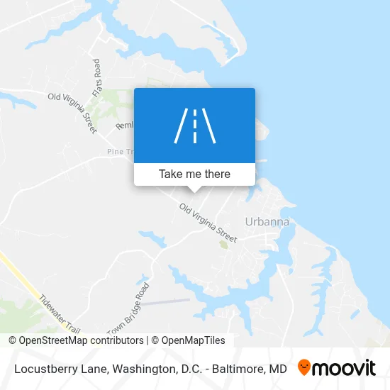 Locustberry Lane map