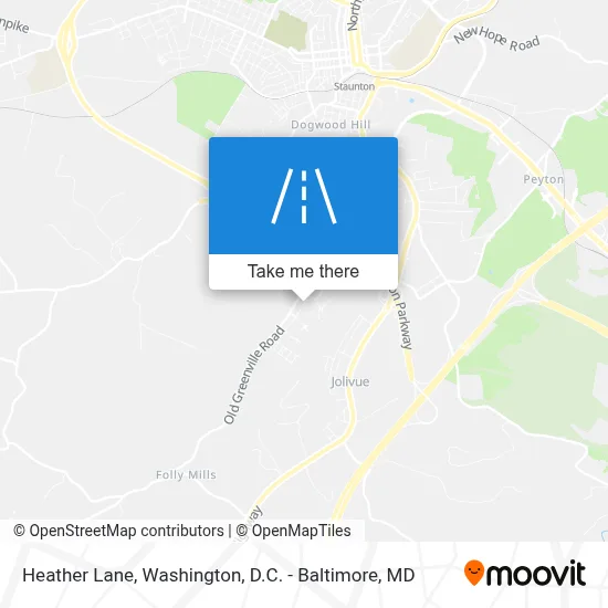Heather Lane map