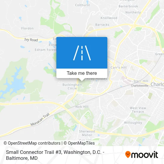 Small Connector Trail #3 map