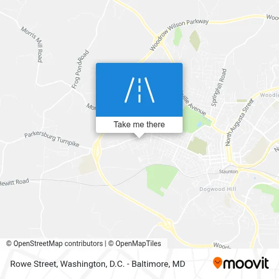 Rowe Street map
