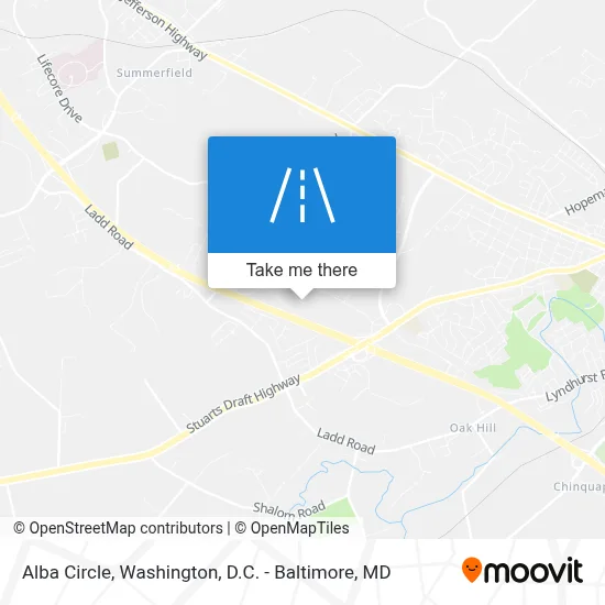 Alba Circle map