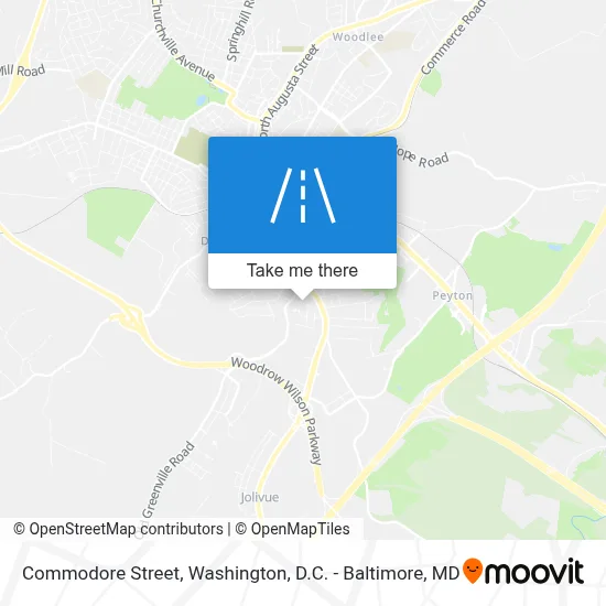 Commodore Street map